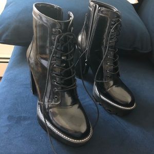 Bershka military boots